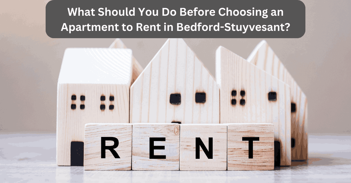 What Should You Do Before Choosing an Apartment to Rent in Bedford-Stuyvesant