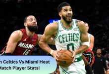 Boston Celtics Vs Miami Heat Match Player Stats!