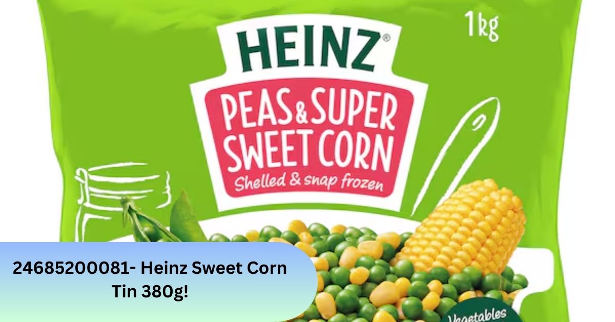 24685200081- Heinz Sweet Corn Tin 380g!