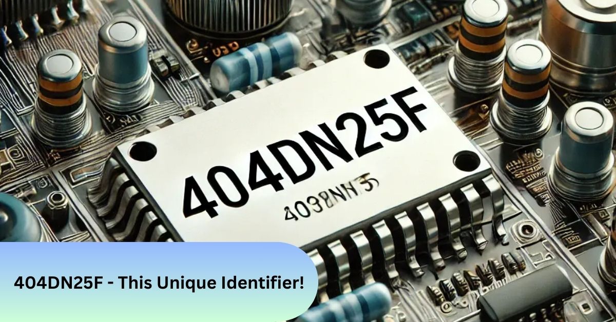 404DN25F - This Unique Identifier!